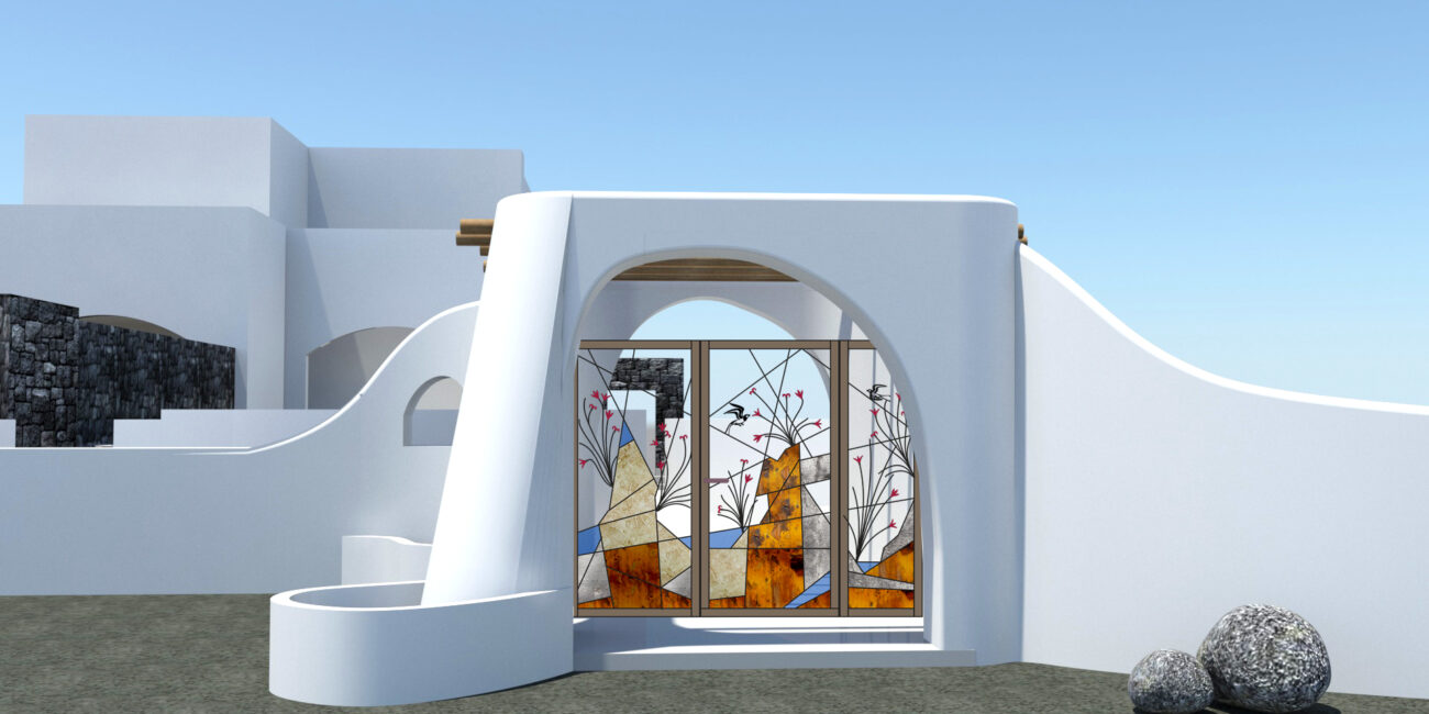 "Acro Blue" suites - Entrance - Architectural Design