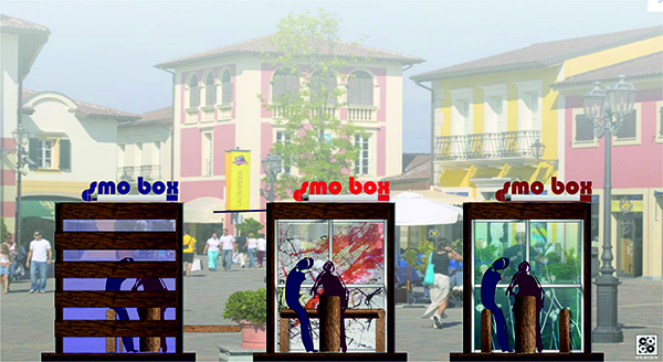 Smooking box - urban pavilion