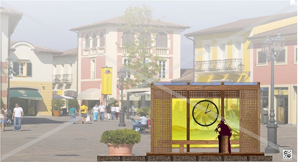 Smooking box - urban pavilion