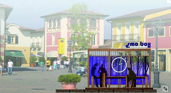 Smooking box - urban pavilion