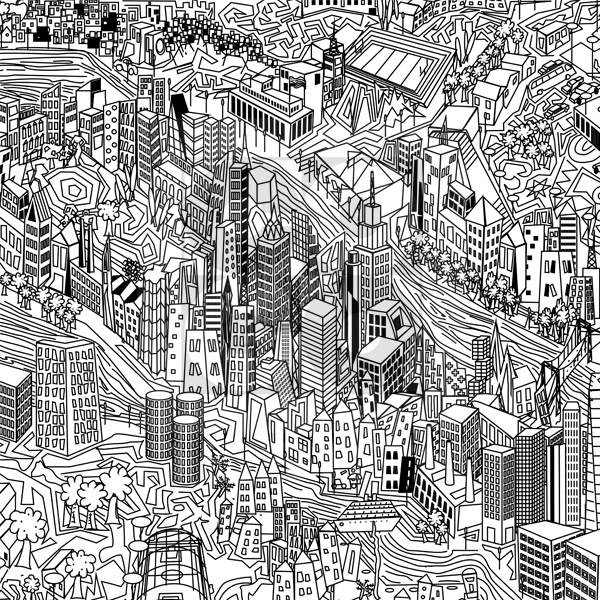 Visual Art - "NYC West view" - Mural.
