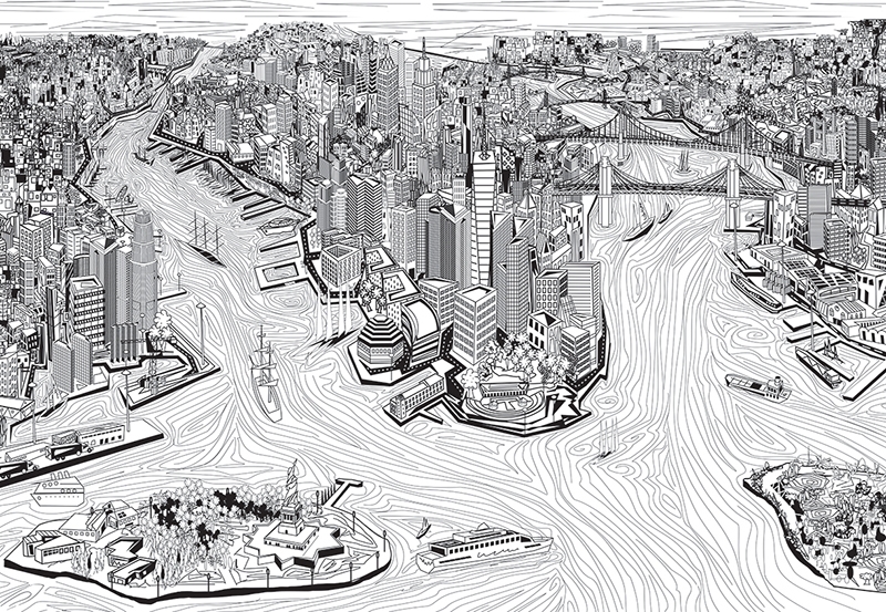 Visual Art - "NYC South West" - Mural