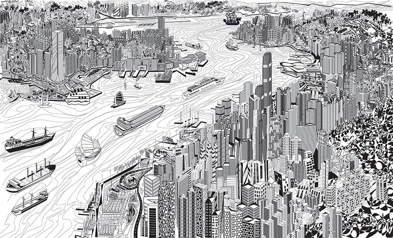 Visual Art - "Hong Kong" - Mural