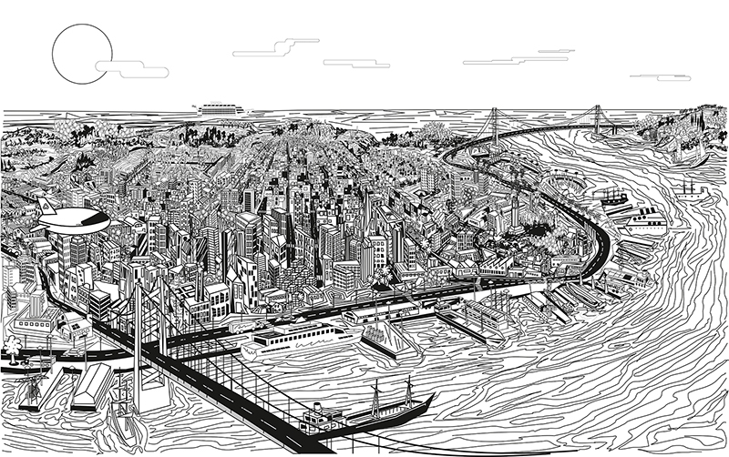 Visual Art - "San Francisco" - Mural