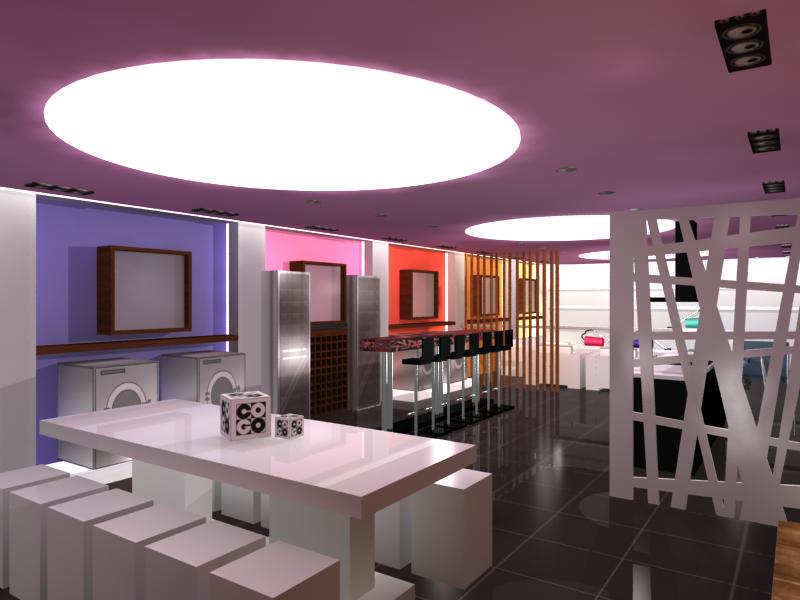 Multi-room demonstration of electric kitchens
