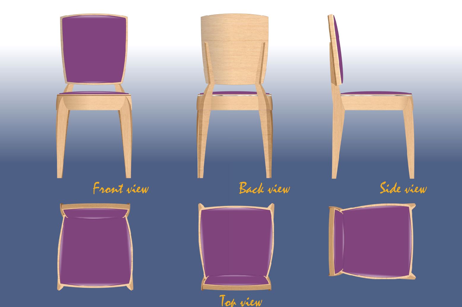 "Lady" chair design