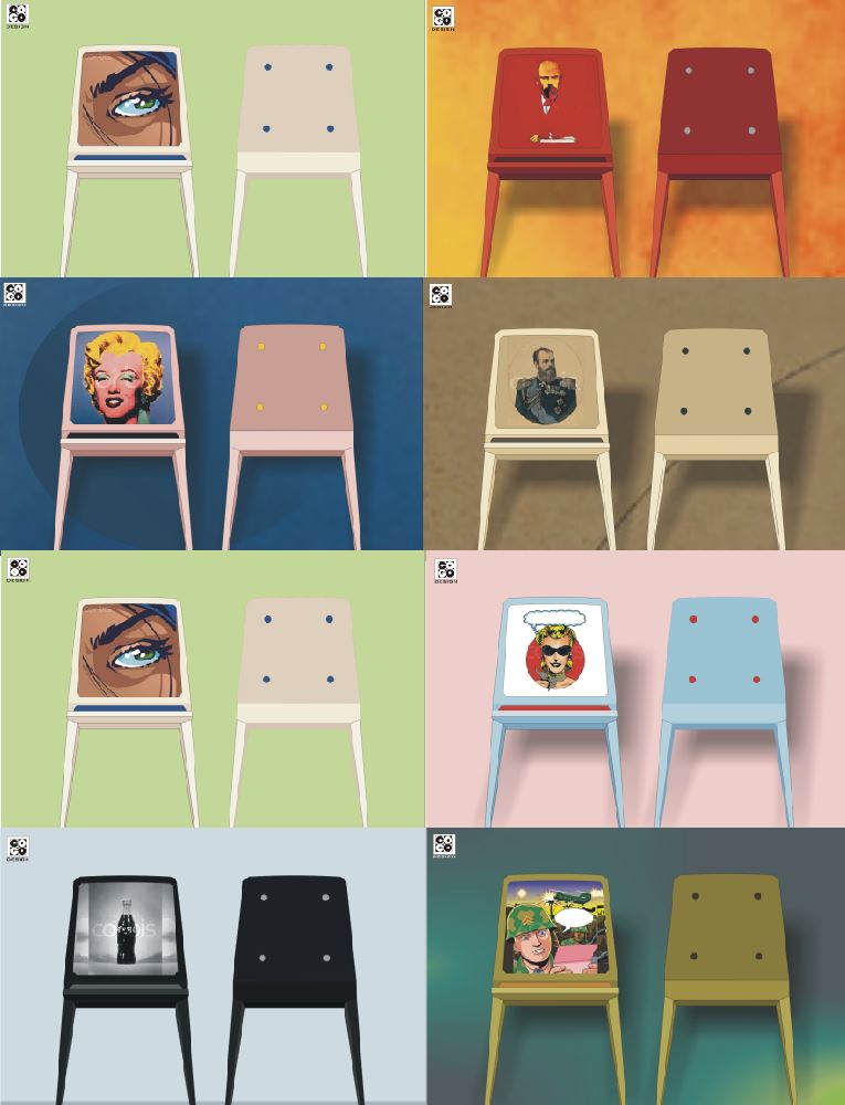"Click" chair design
