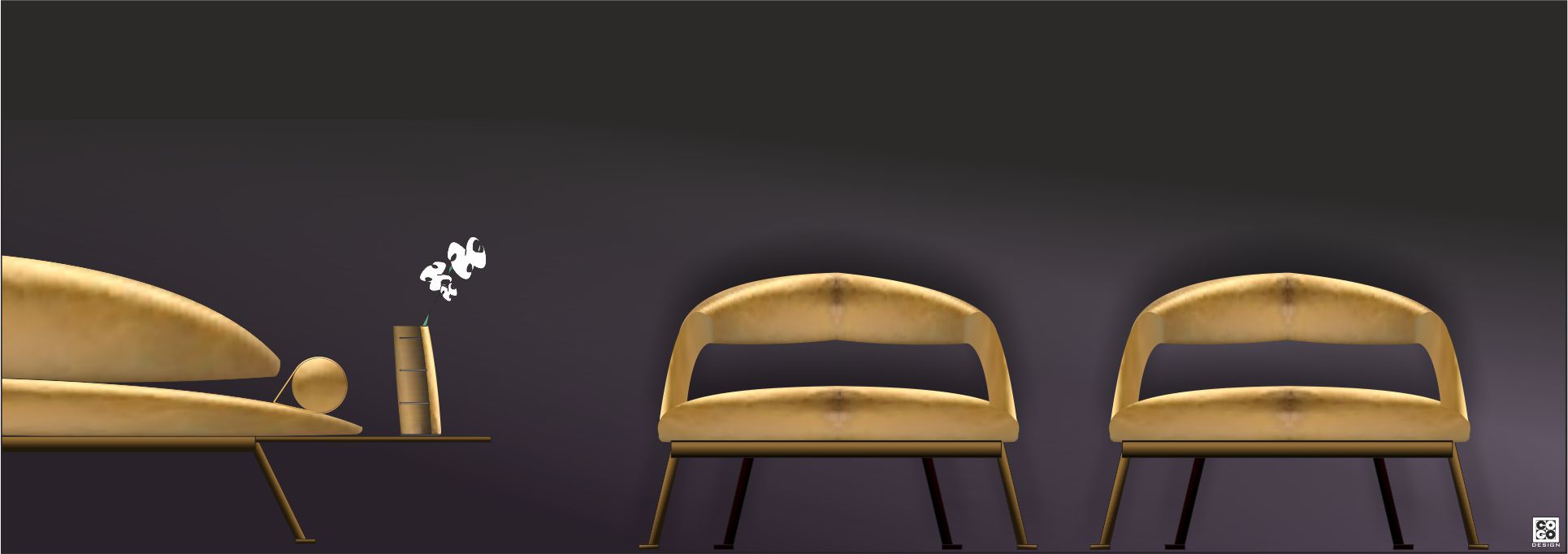 Serie "Eidol" sofa & armchairs