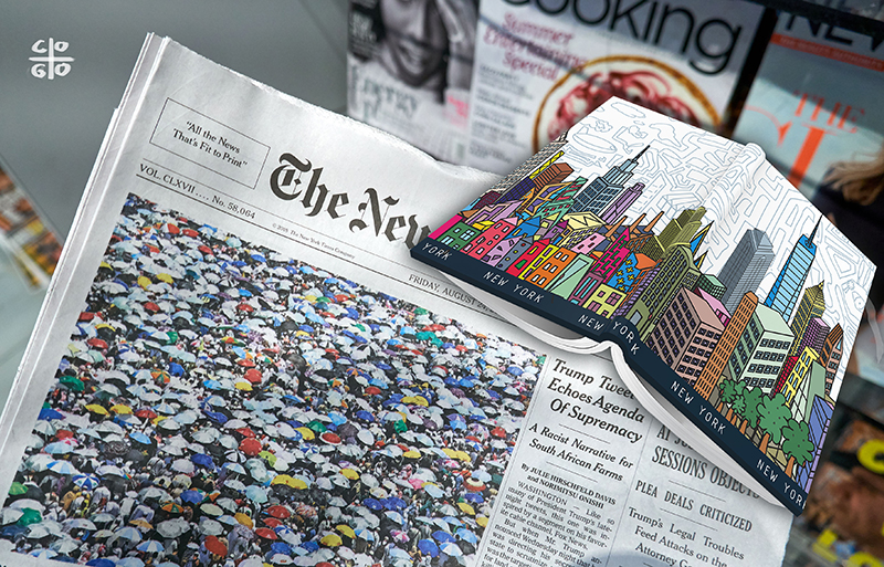 Visual Art - "NYC colorized" - Note book