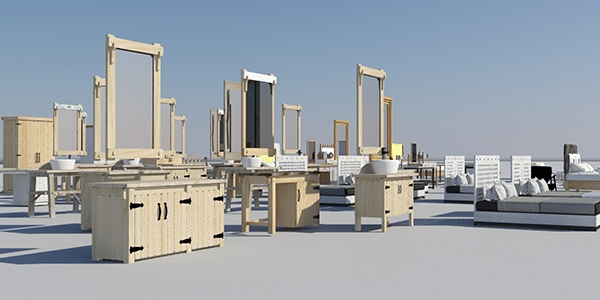 Series of hotel furniture