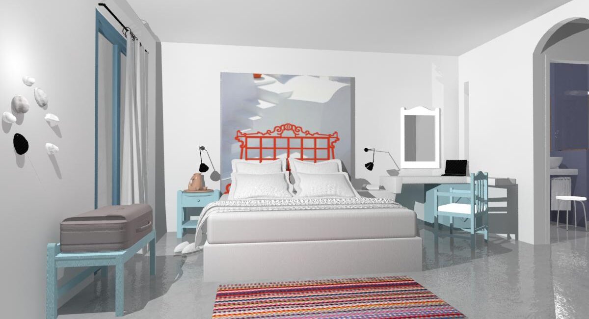 Bedroom draft 3d