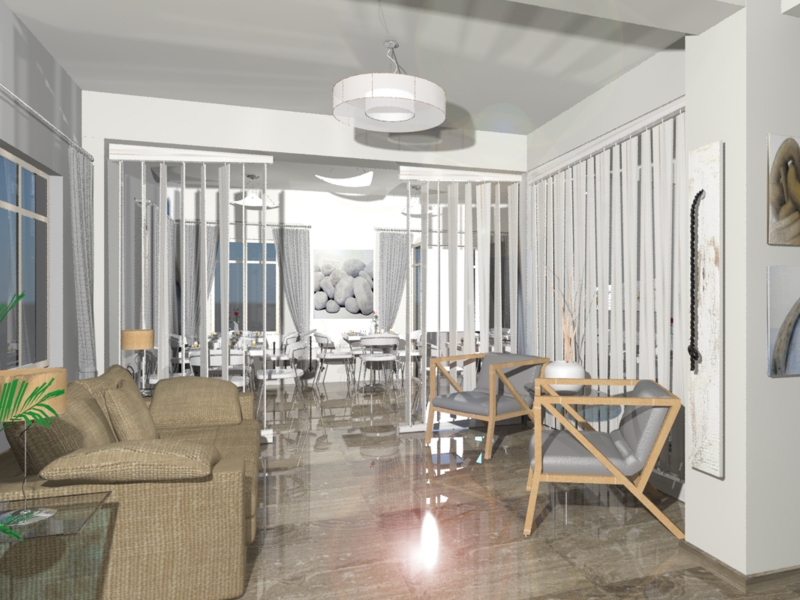 "Alitana hotel" - picture of living room and dining area