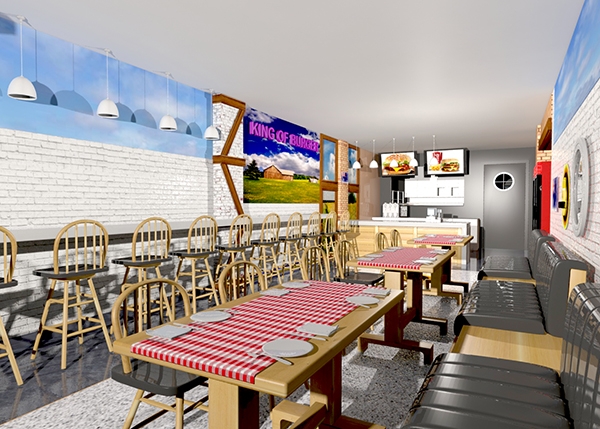 Fast food hall
