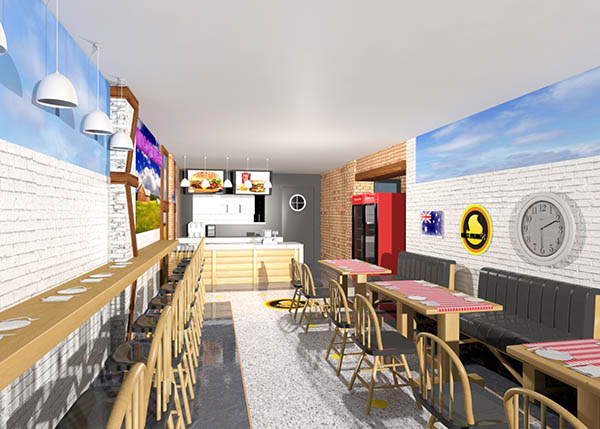 Fast food hall