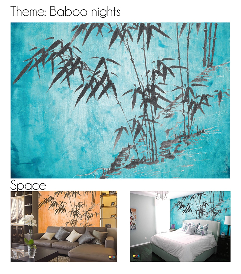 Visual Art - "Bamboo nights" - Mural.