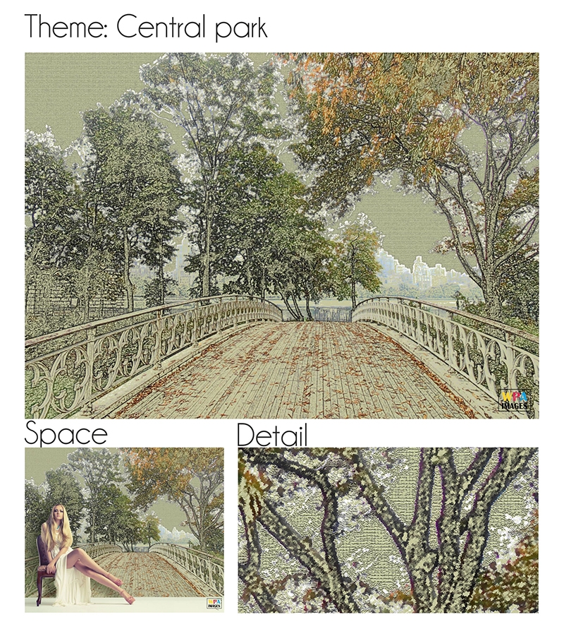 Visual Art - "Central park" - Mural.