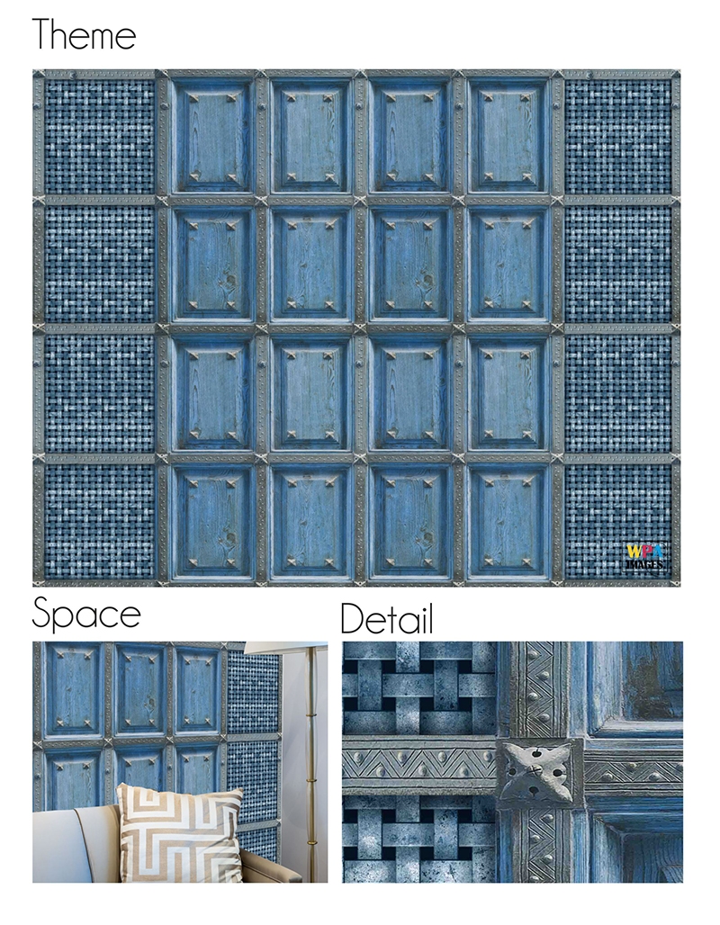 Visual Art - "Traditional lattice" - Mural.