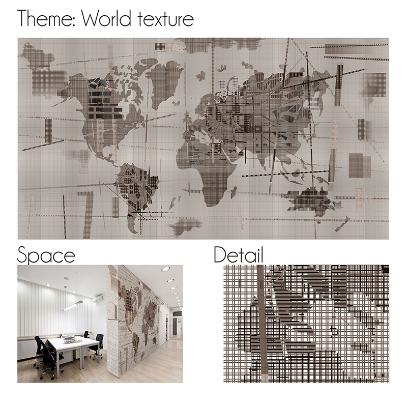 Visual Art - "World map" - Mural.