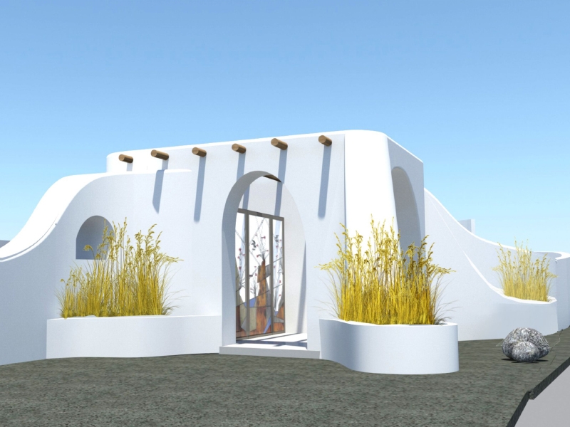 "Acro Blue" suites - Entrance - Architectural Design